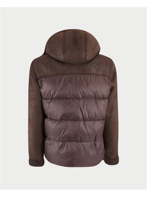 Giubbotto trapuntato Yes Zee con maniche eco-shearling YES ZEE | J804-KA000232